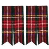 Black Stewart Tartan Kilt Flasher